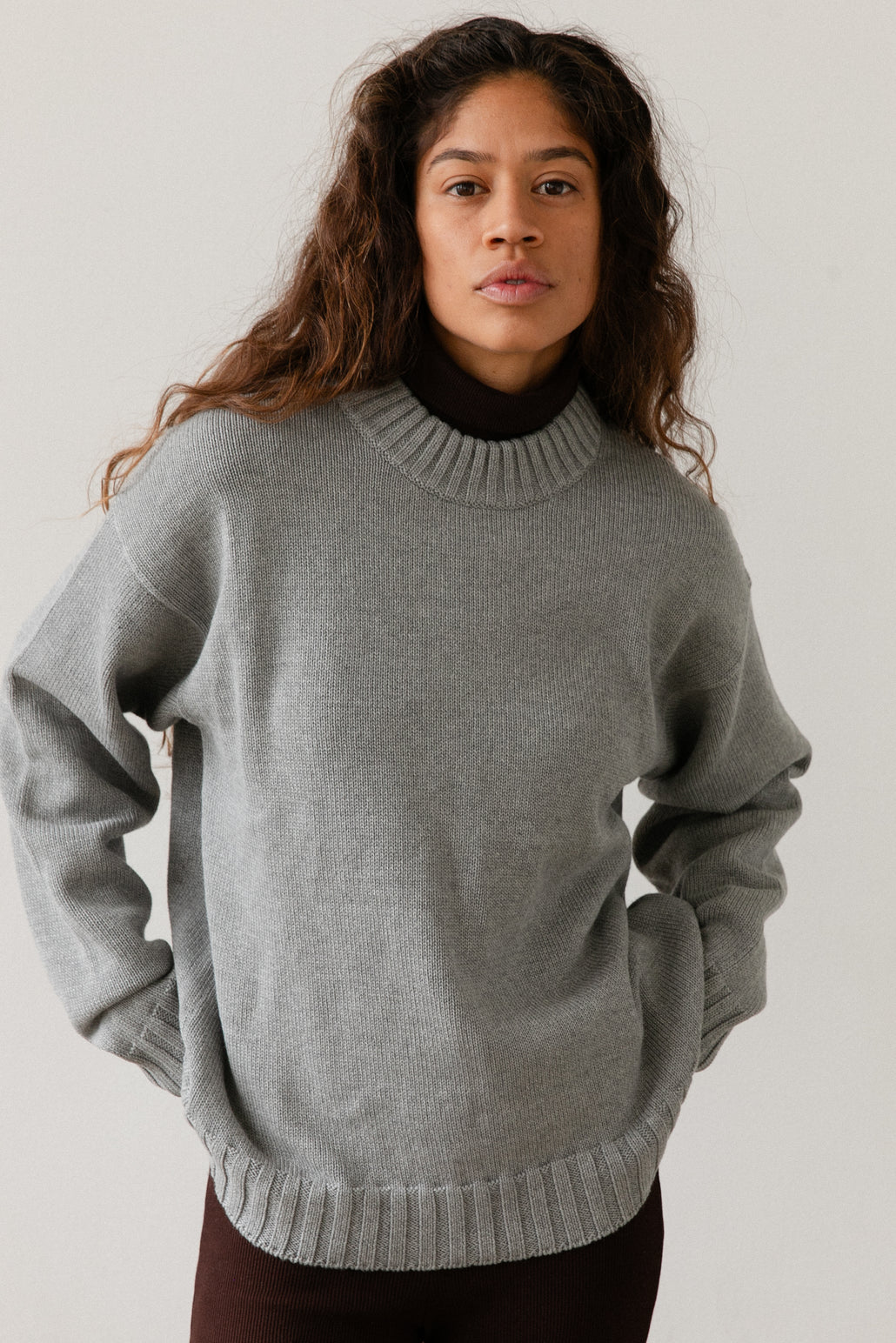 The Cotton Cashmere Crewneck Sweater