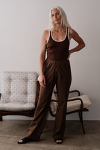 The Pop Pinstripe Simple Pant