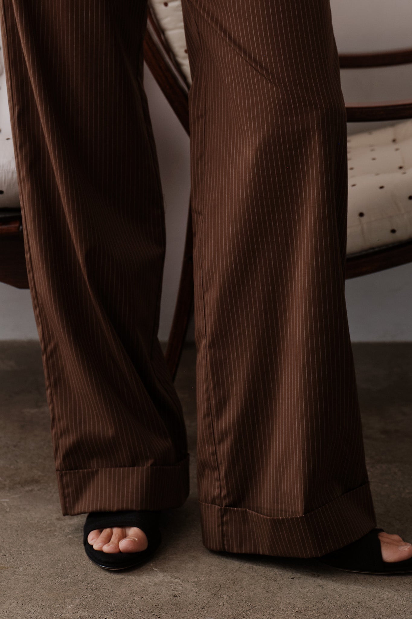 The Pop Pinstripe Simple Pant