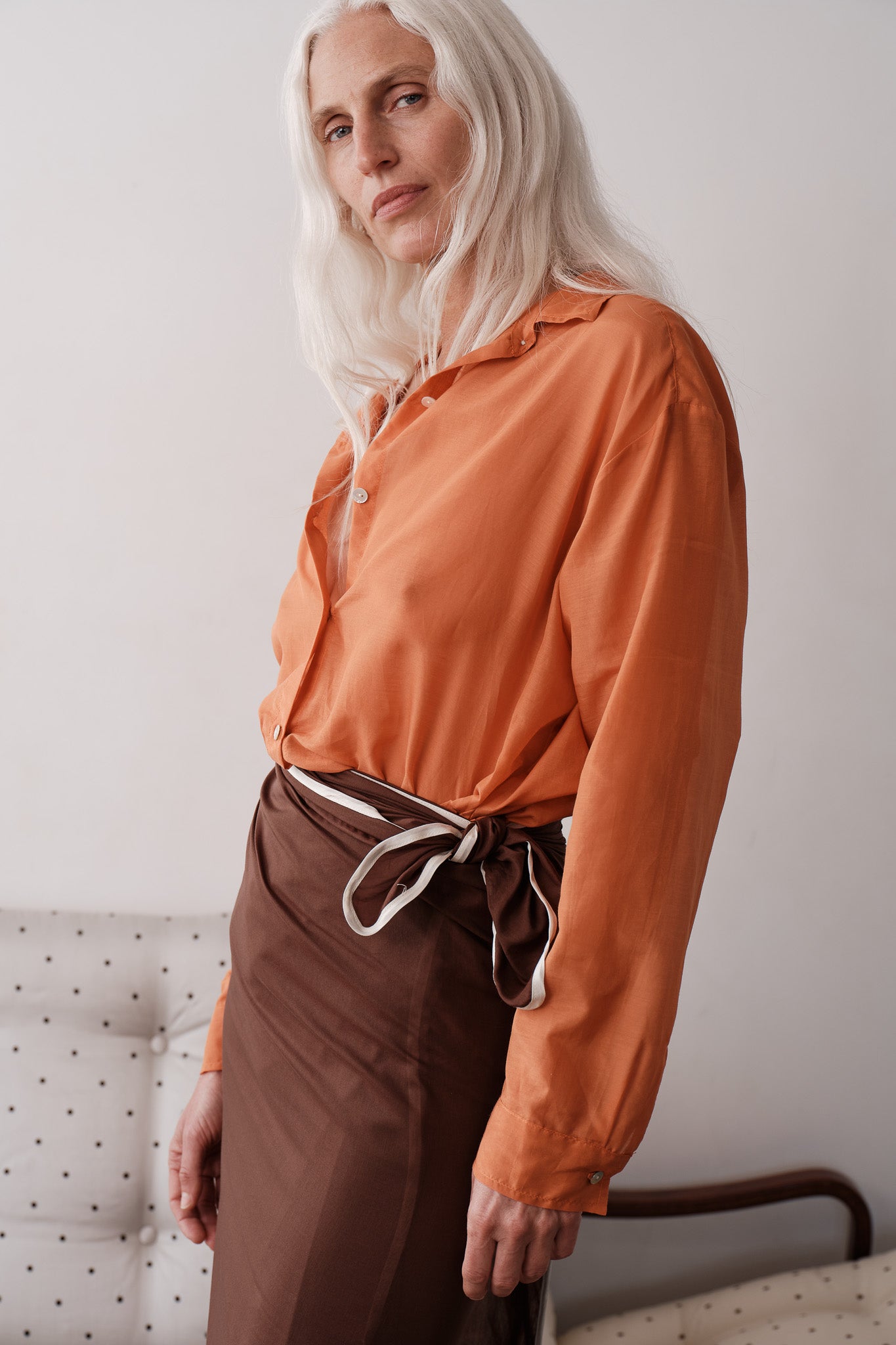 The Silk Cotton Sheer Shirt