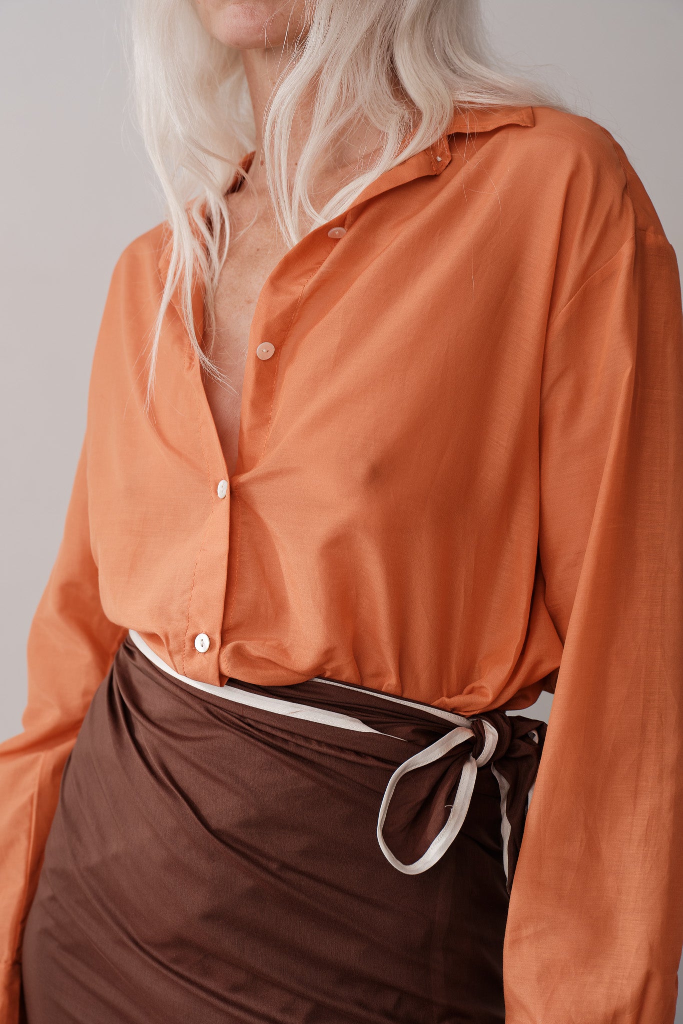 The Silk Cotton Sheer Shirt