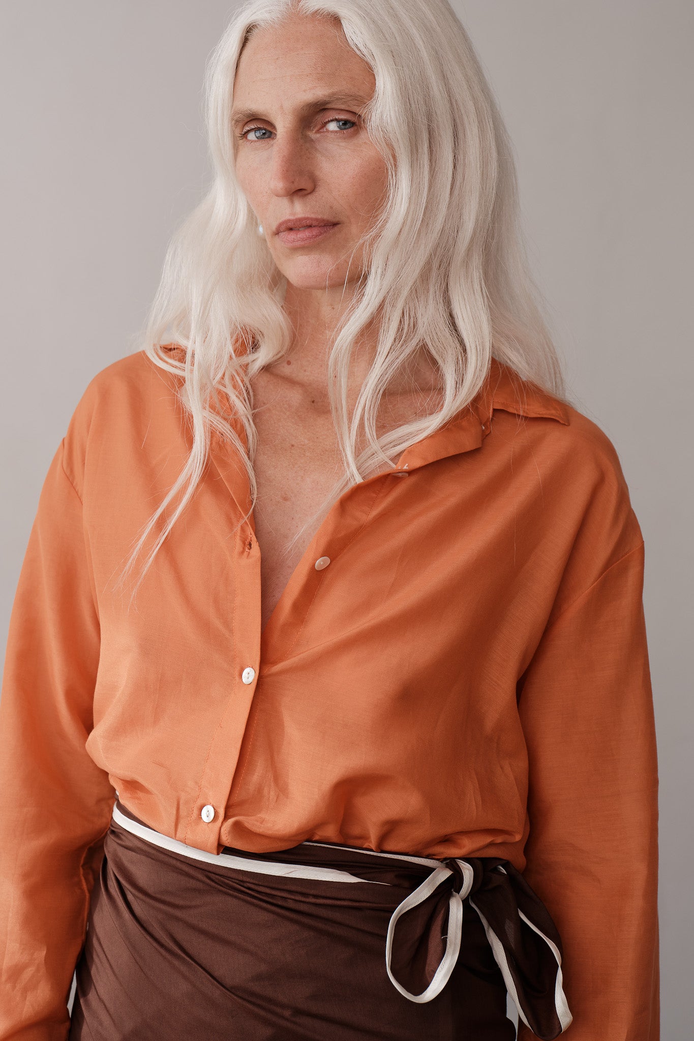 The Silk Cotton Sheer Shirt