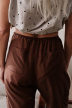 The Silk Cotton Sheer Cargo Pant