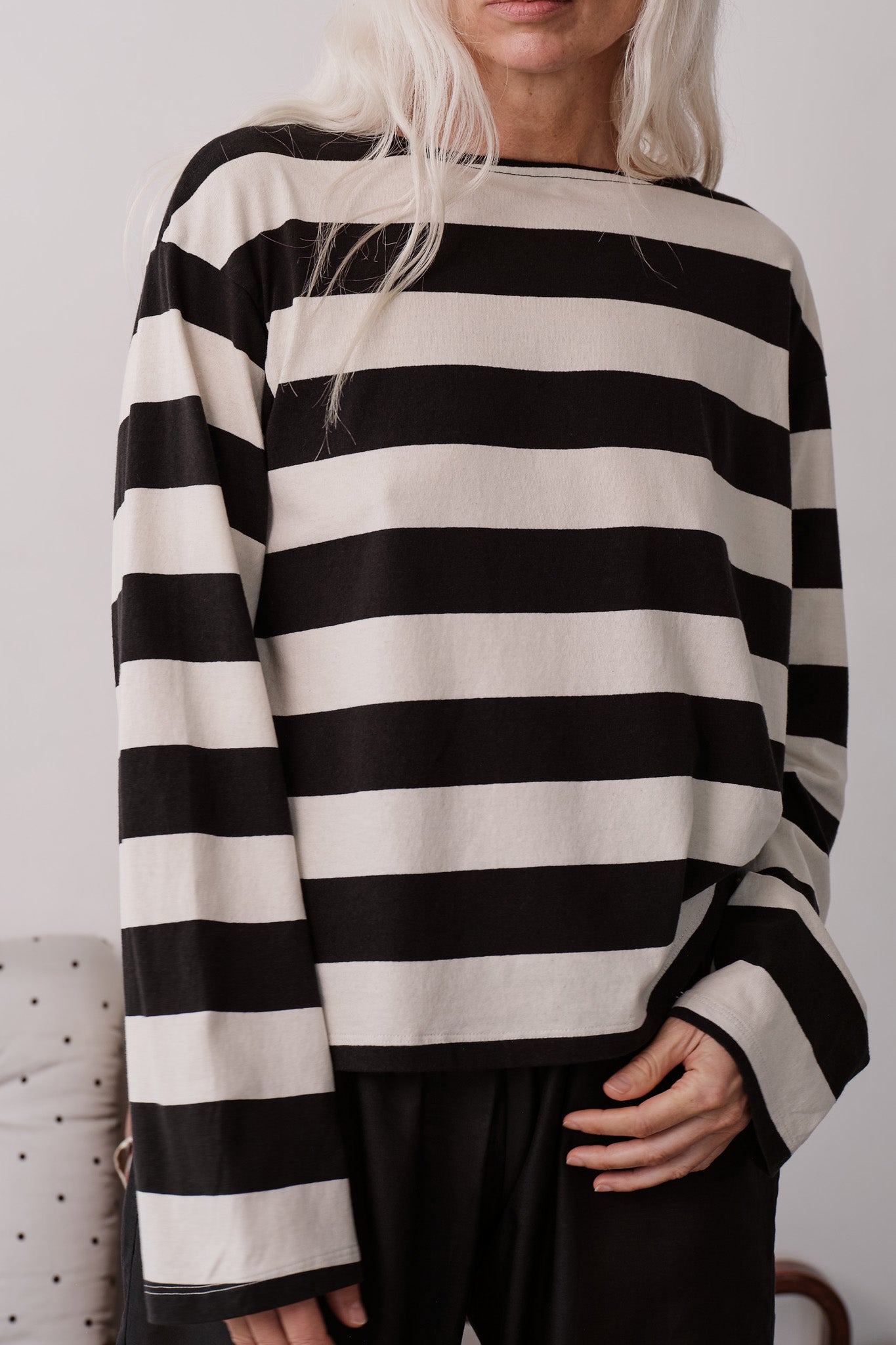 The Jersey Stripe Boatneck