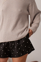 The Cotton Knit Stripe Sweater