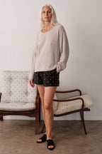 The Cotton Knit Stripe Sweater