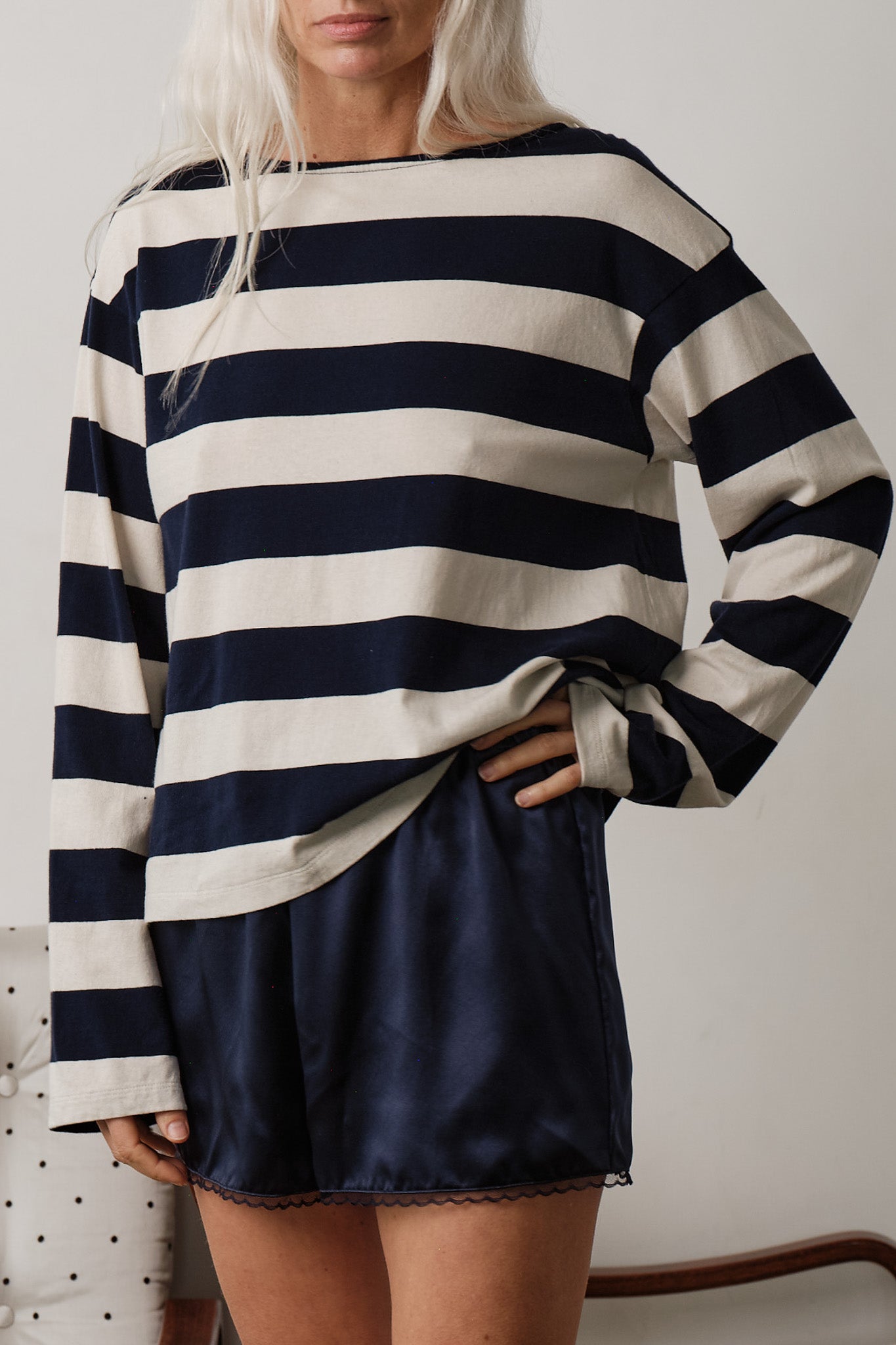 The Jersey Stripe Boatneck