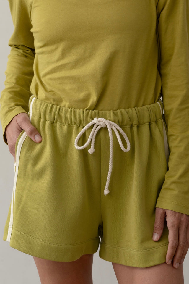 The Stripe Eco-Terry Short
