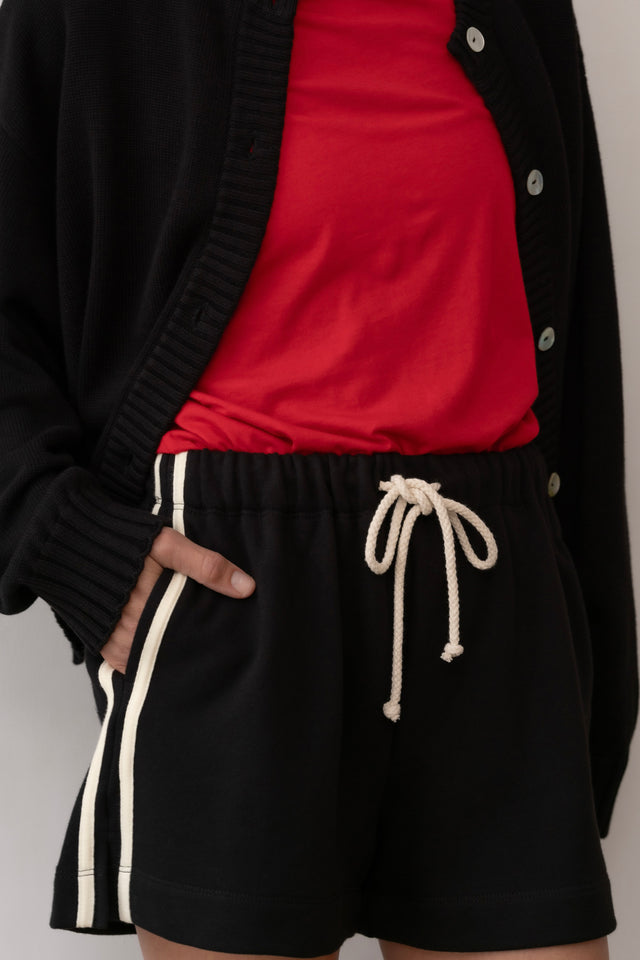 The Stripe Eco-Terry Short