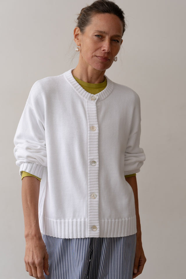 The Cotton Knit Cardigan