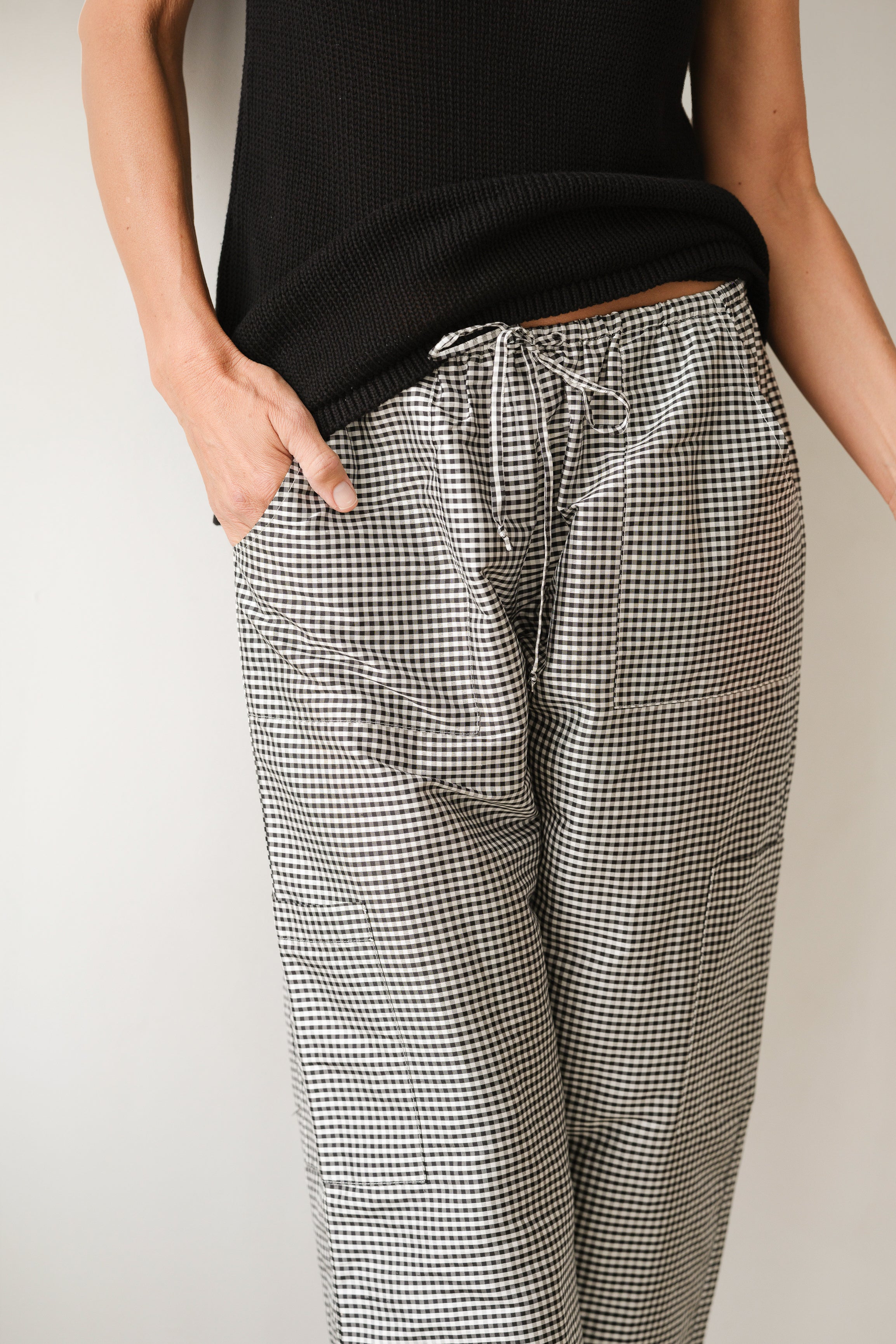 The Silk Taffeta Cargo Pant