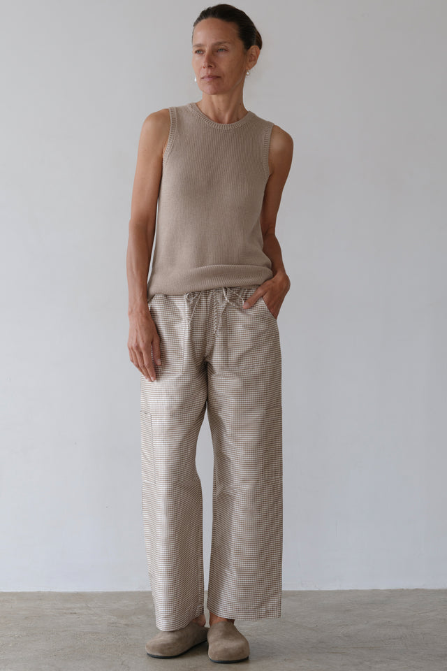 The Taffeta Drawstring Cargo Pant