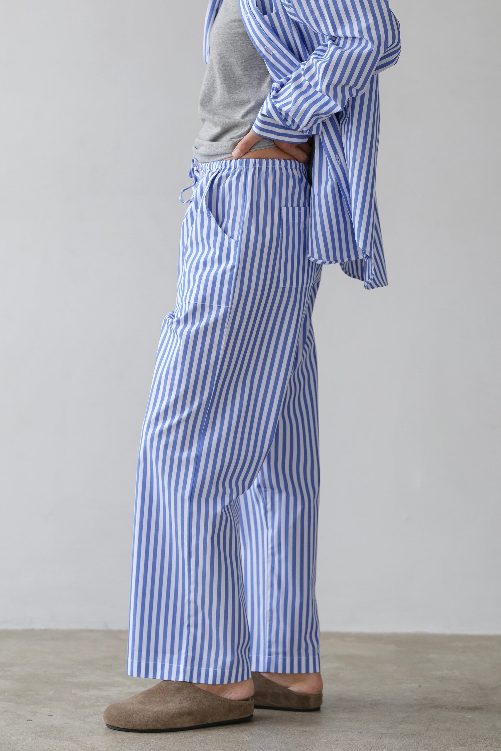 The Pop Stripe Drawstring Pant