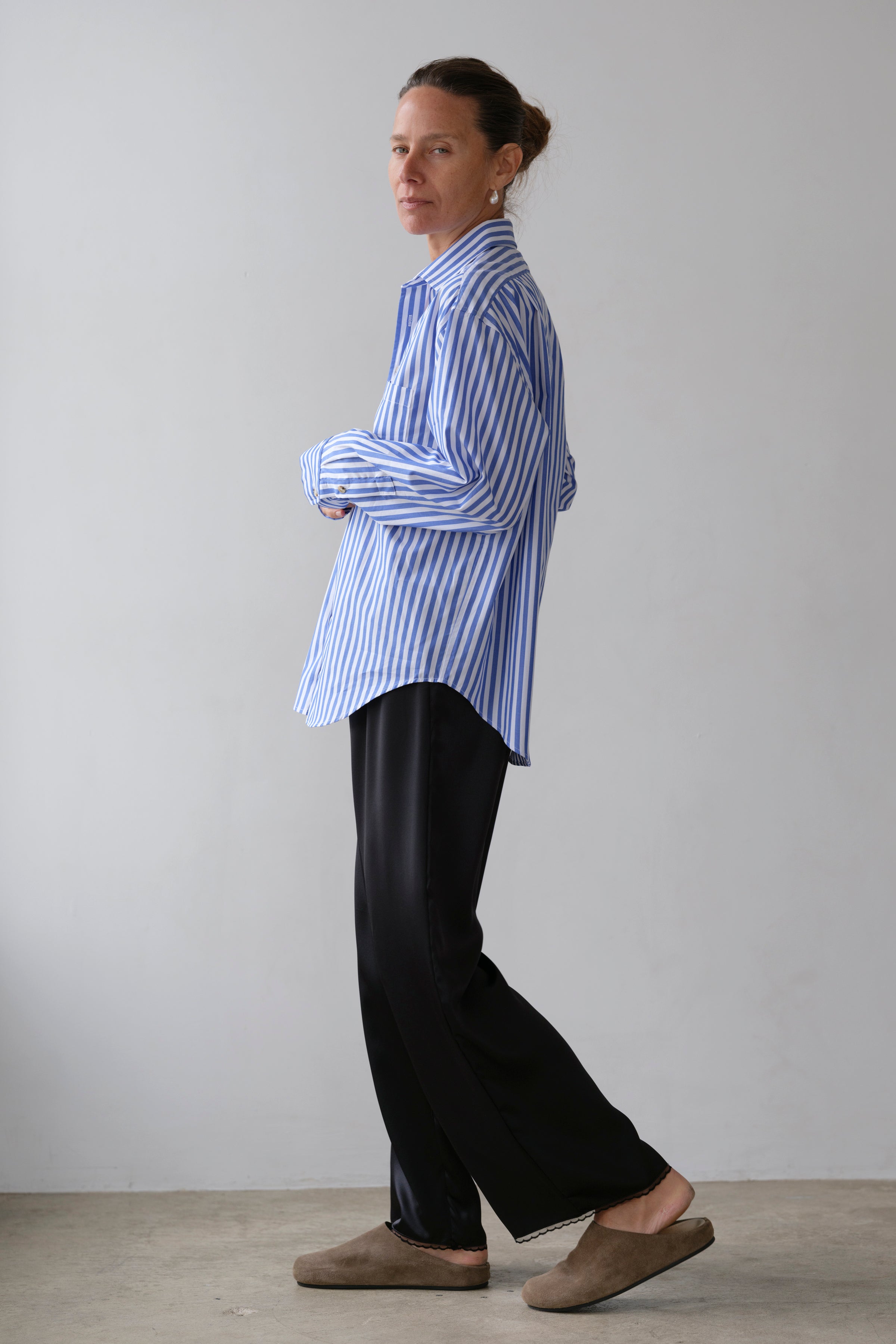 The Silk Lace Simple Pant