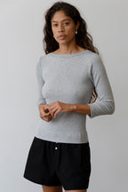 The Baby Rib Boat Neck