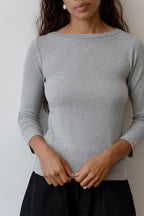 The Baby Rib Boat Neck