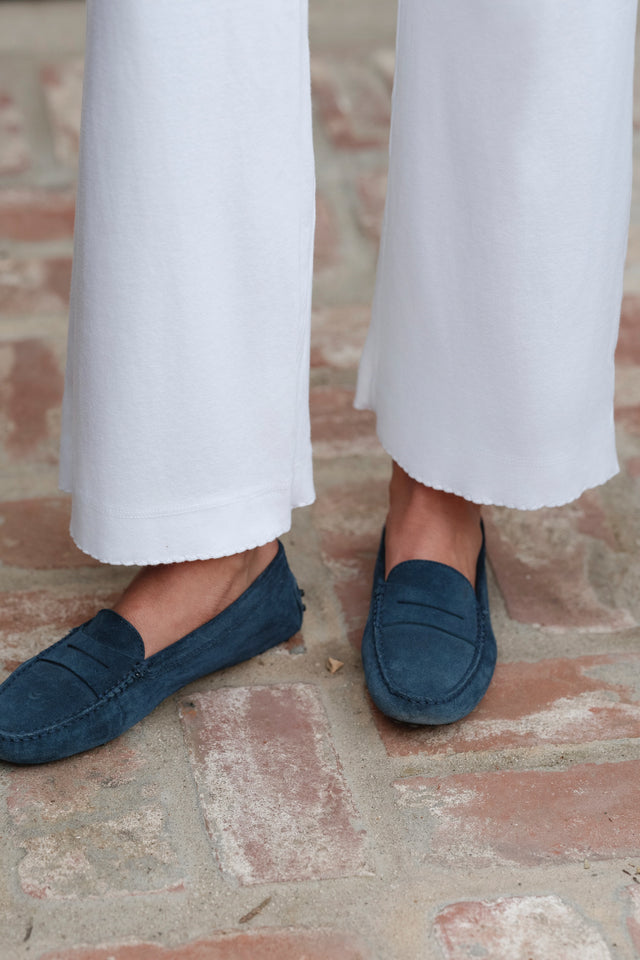 The Baby Rib Scallop Pant