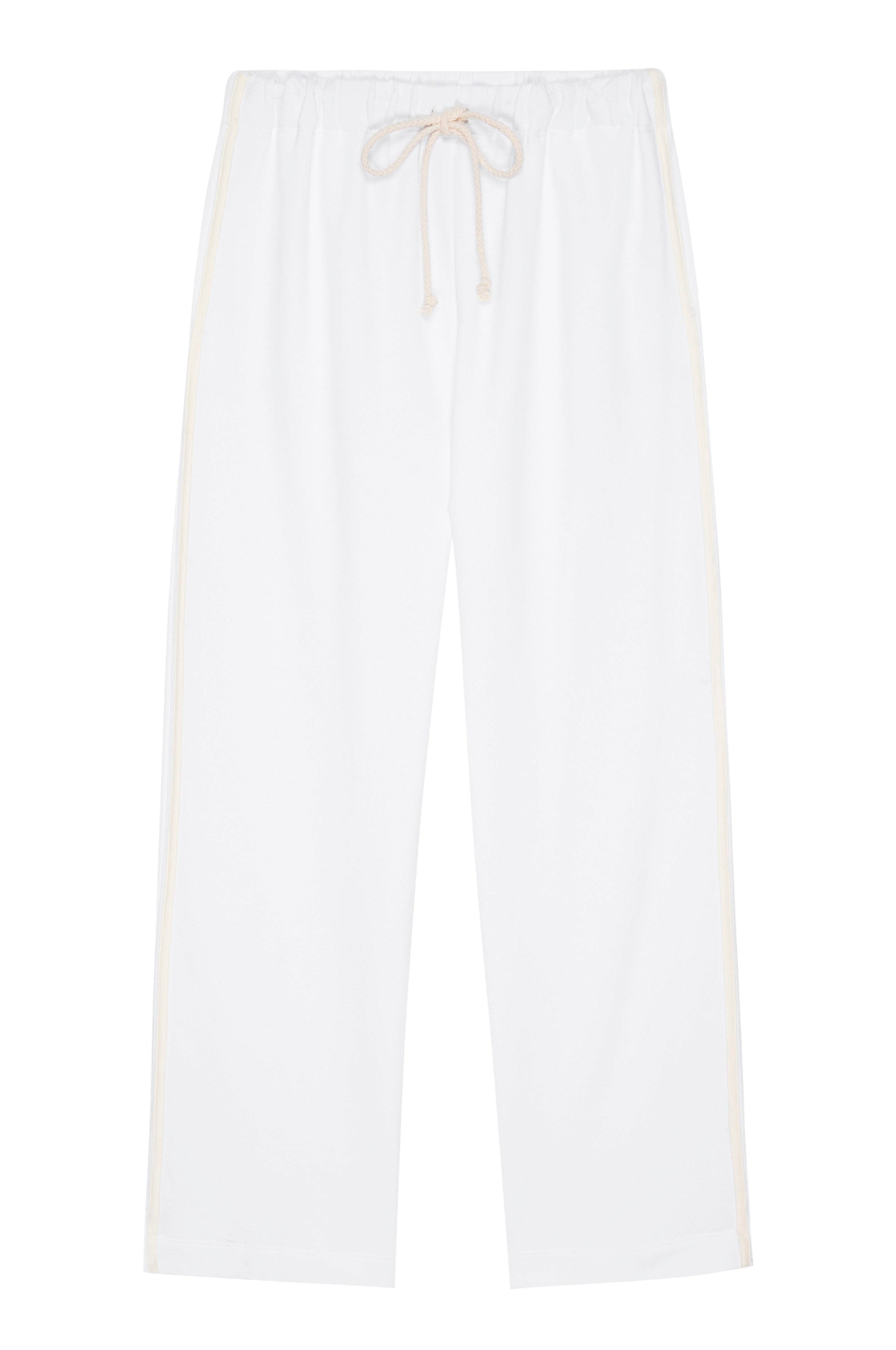 The Eco-Terry Stripe Crop Pant