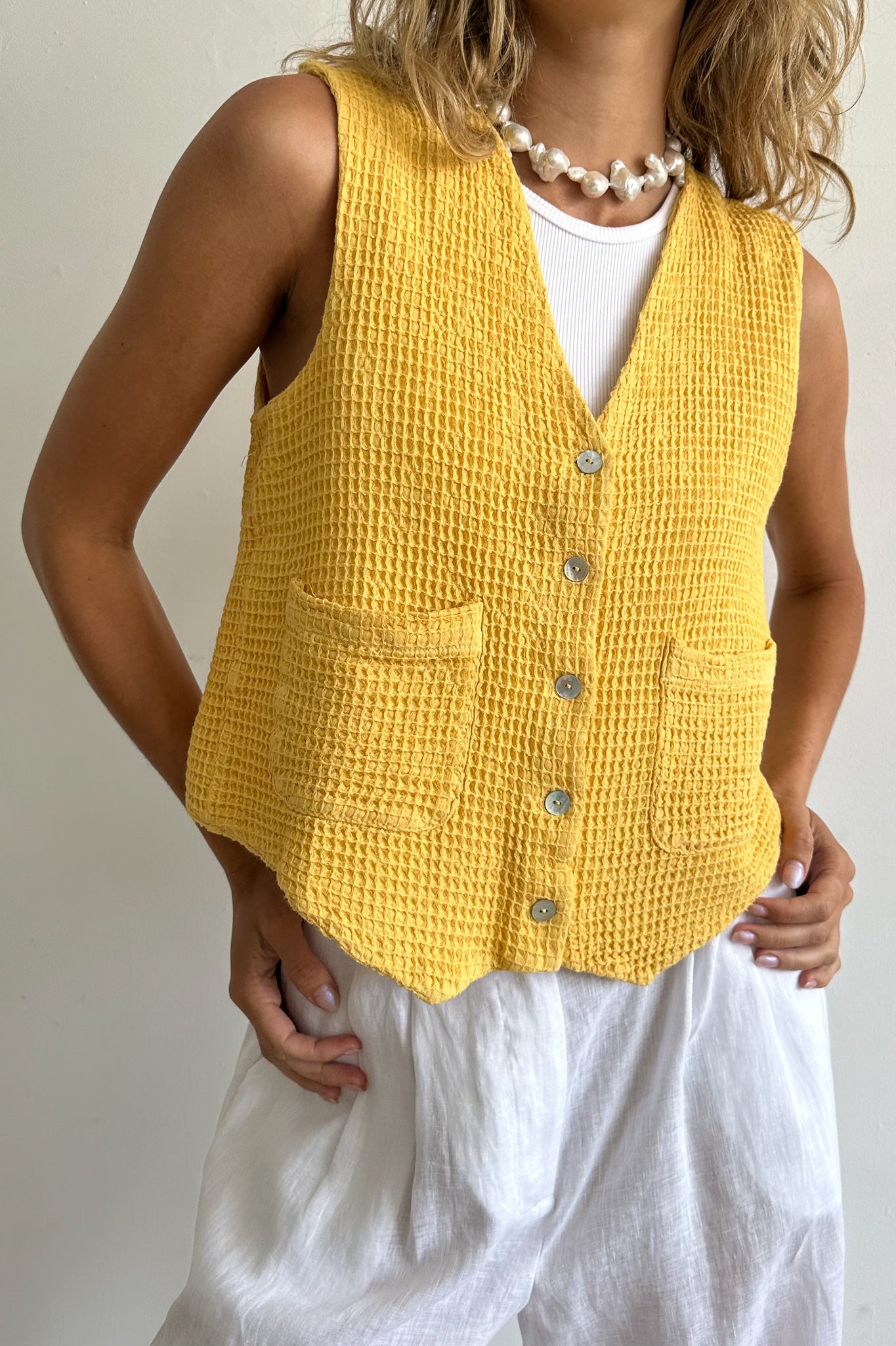 waffle vest