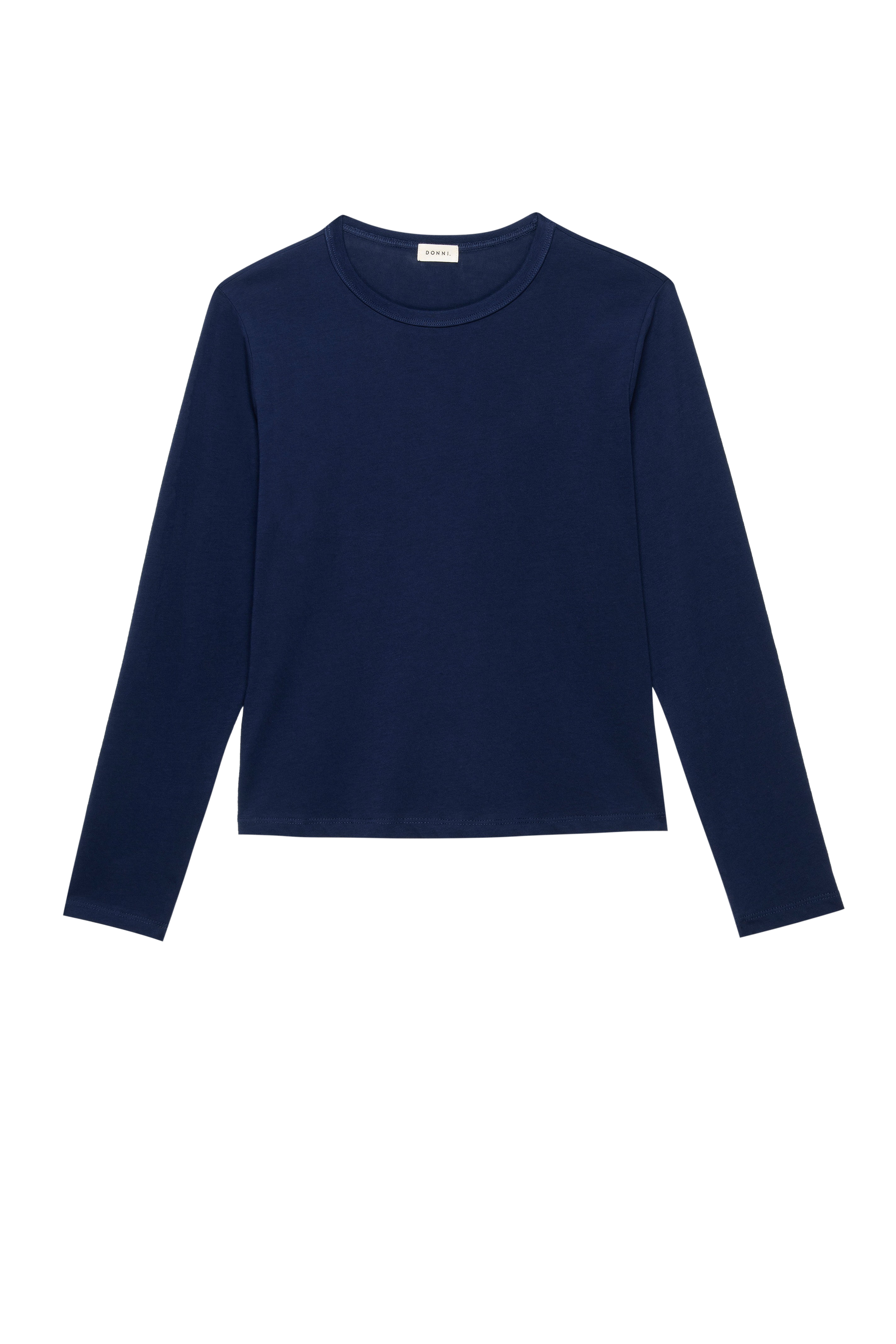 Navy long sleeve t shirt best sale