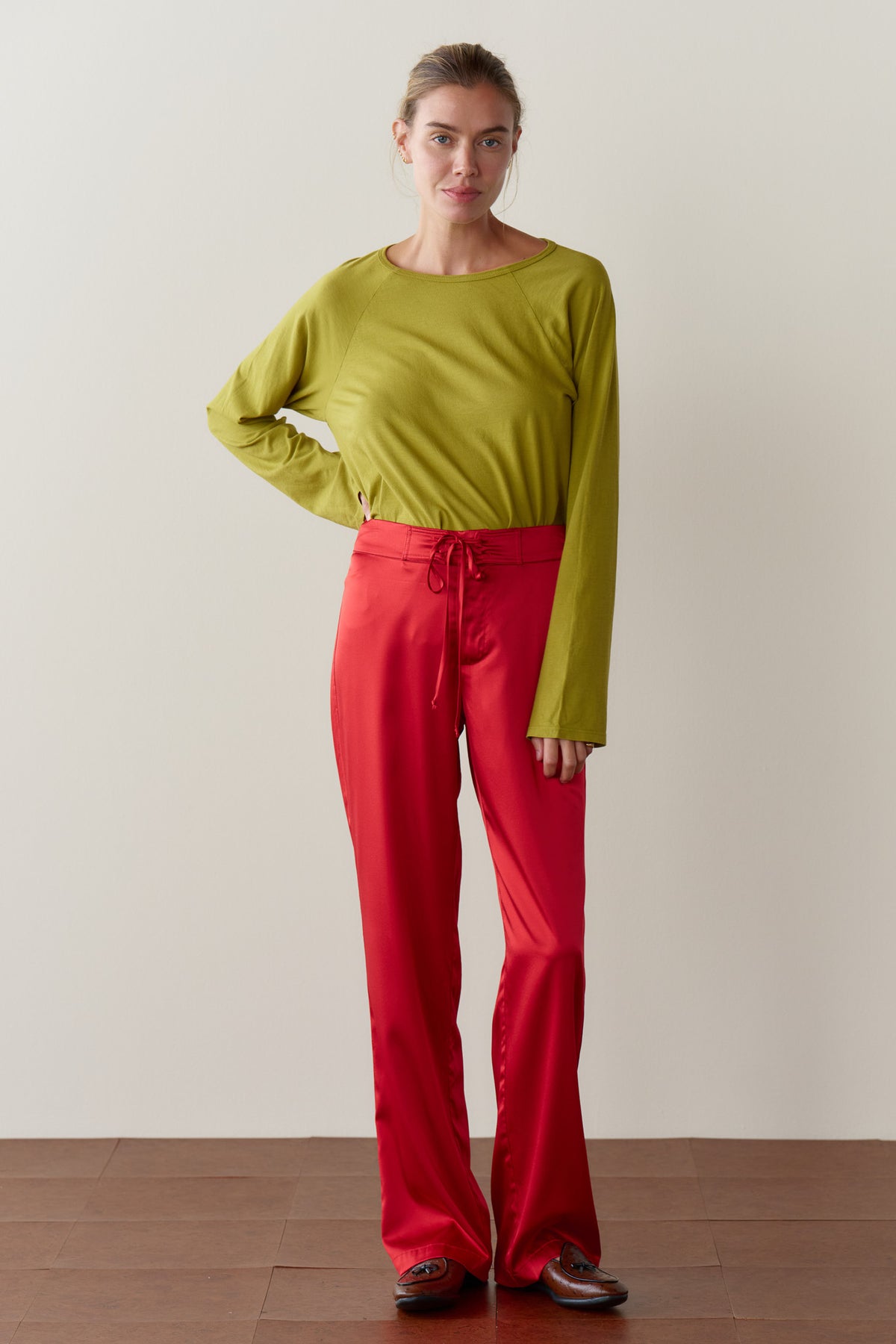The Silk Stretch Board Pant Bell Pepper