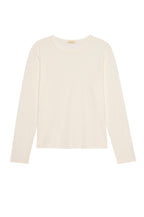 The Jersey Long Sleeve Tee Creme.