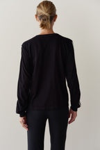 The Sueded Jersey Stripe Long Sleeve