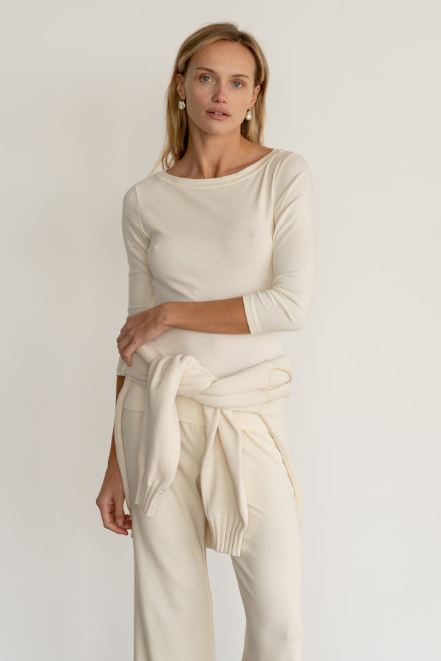 The Baby Rib Boat Neck