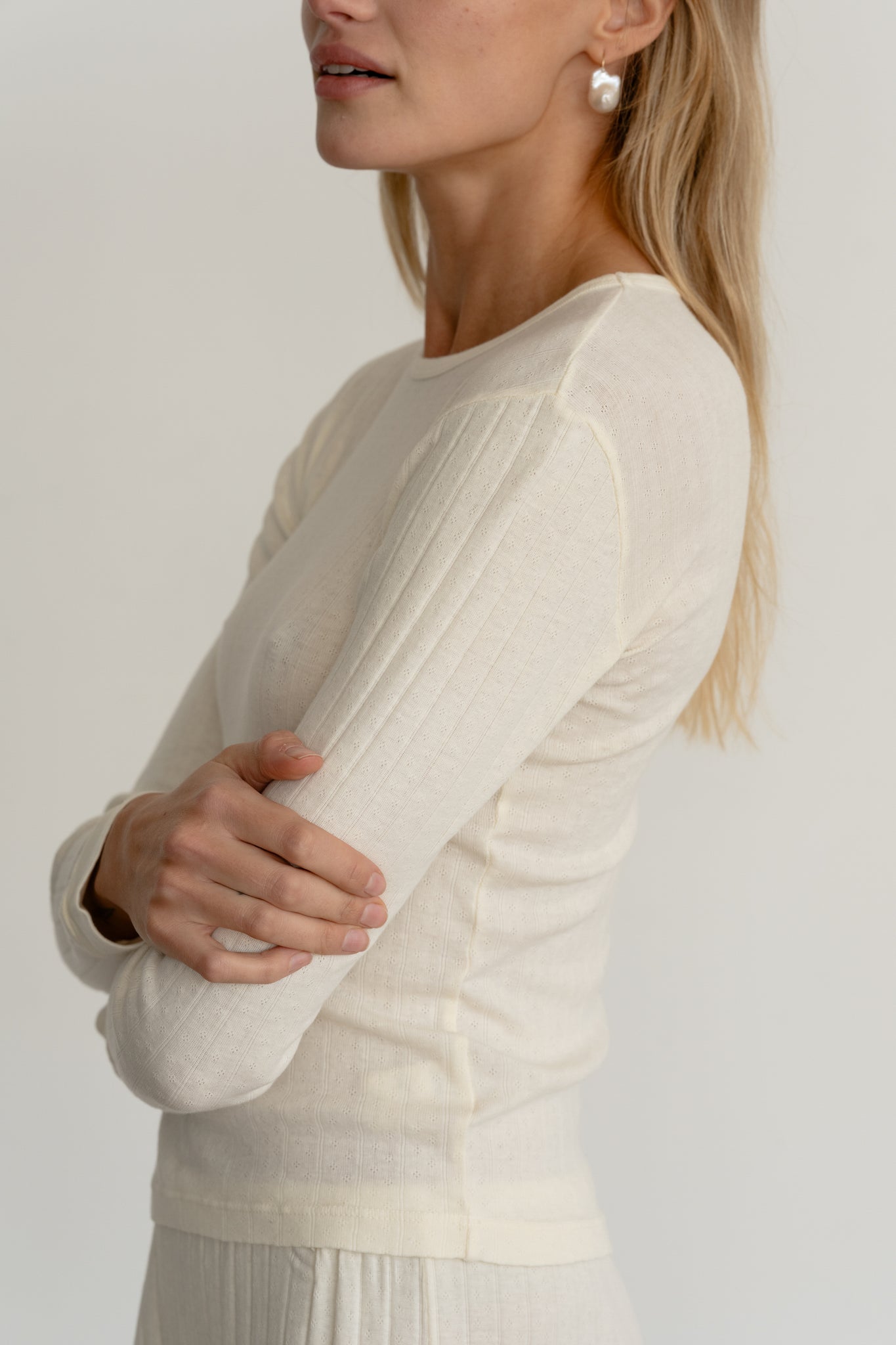 The Pointelle Long Sleeve