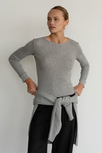 The Pointelle Long Sleeve Tee
