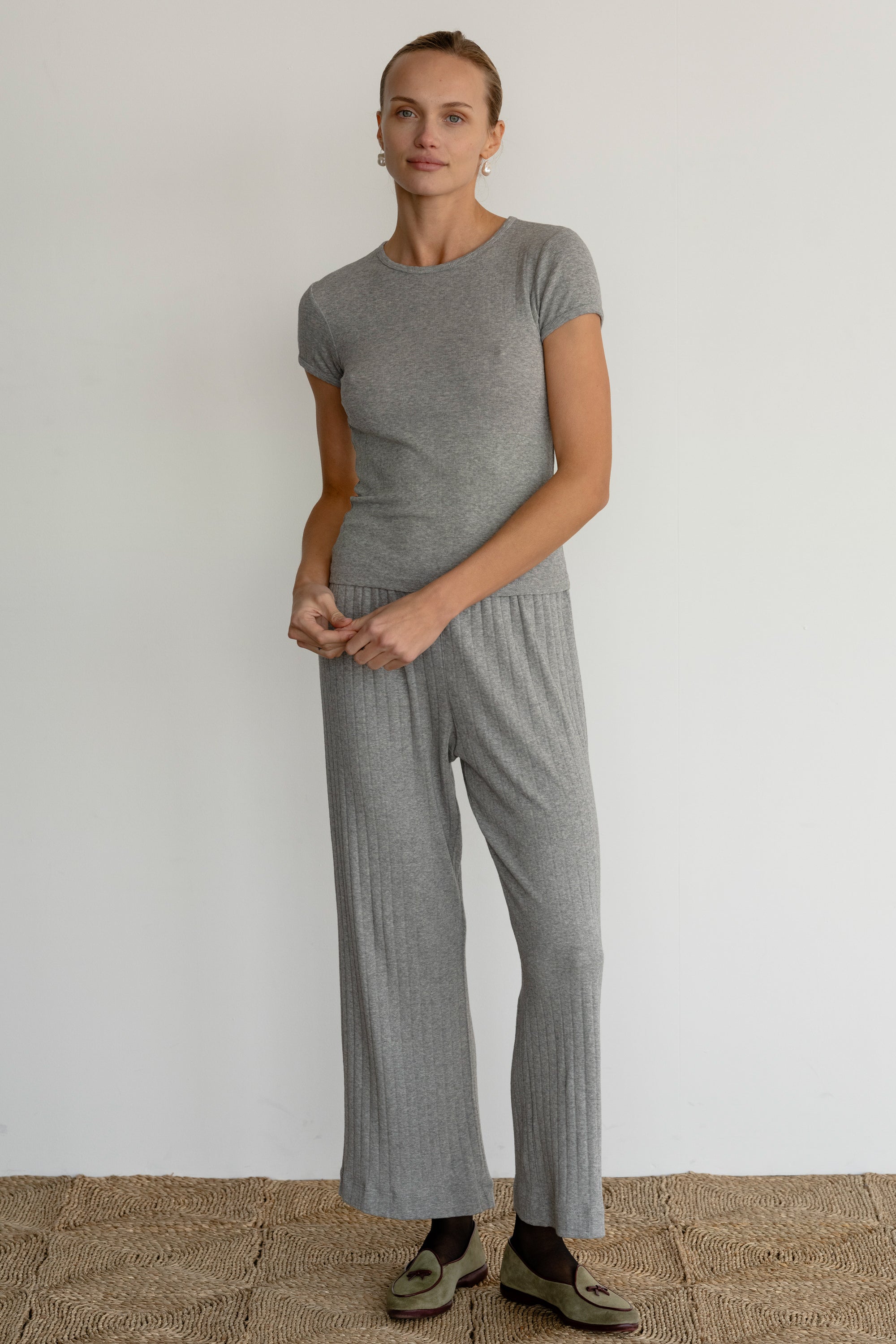 The Pointelle Baby Tee