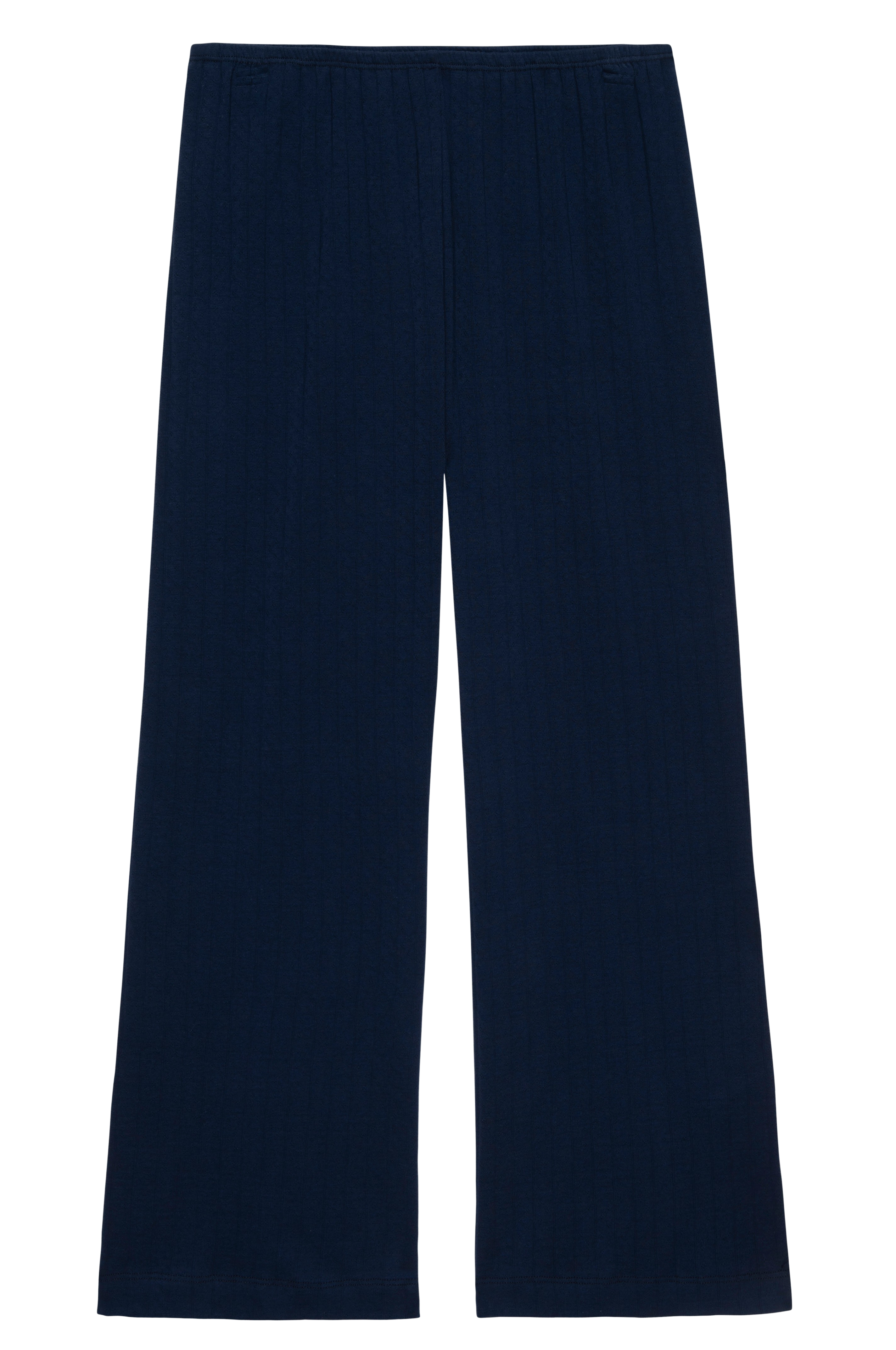 The Pointelle Simple Crop Pant