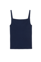 The Pointelle Square Neck Tank