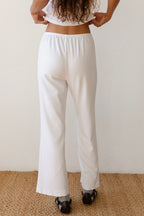 The Baby Rib Scallop Pant