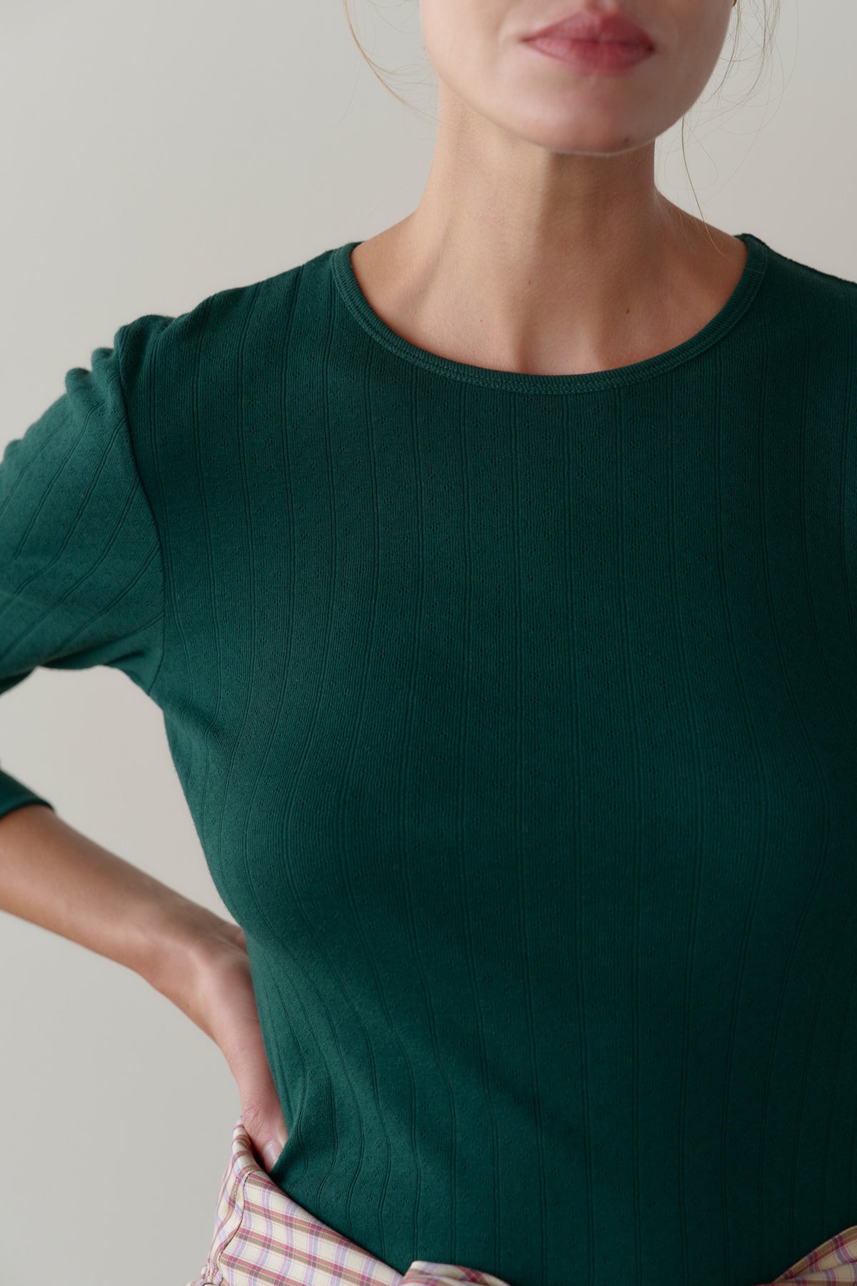 The Pointelle Long Sleeve