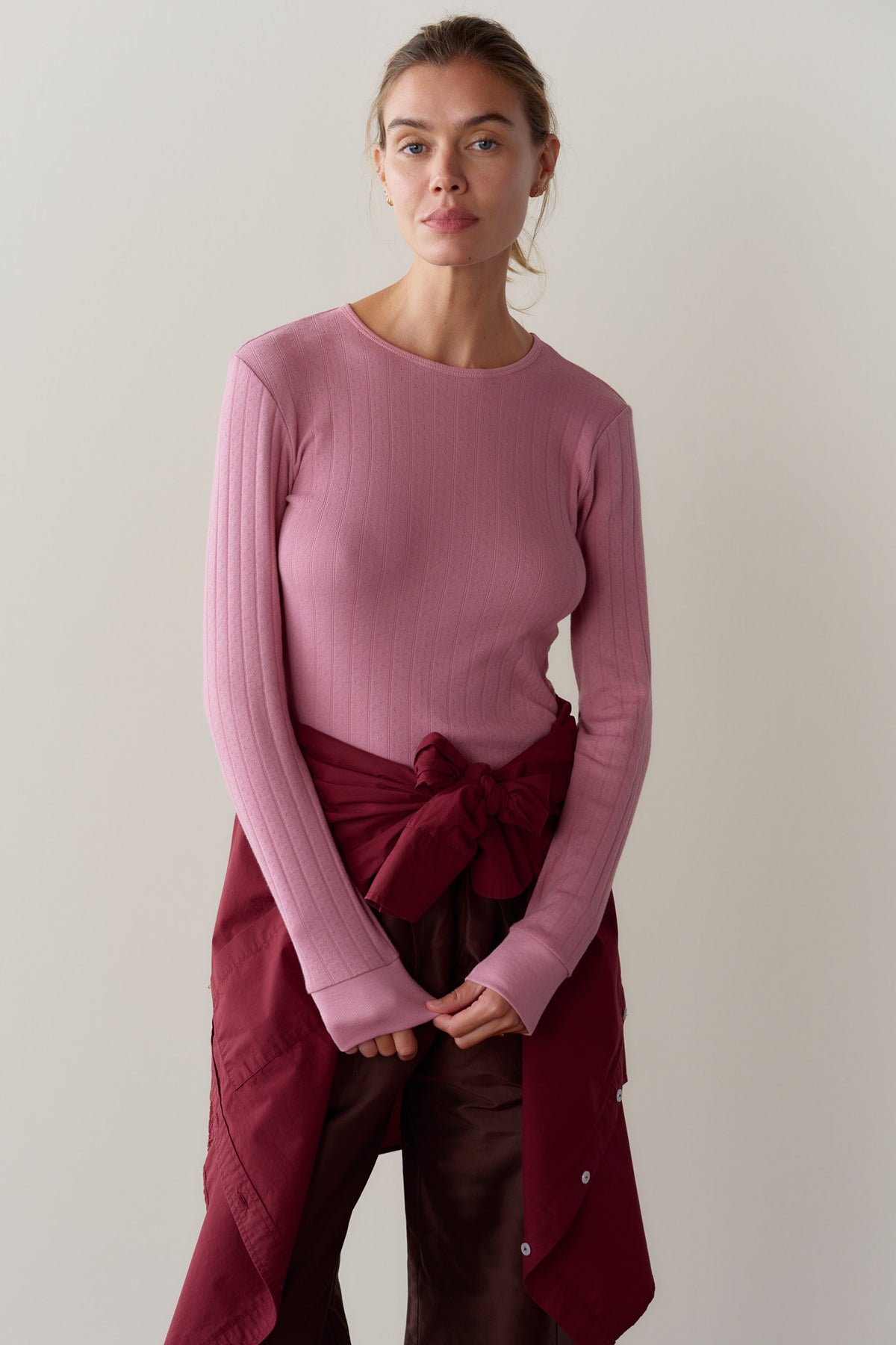 The Pointelle Long Sleeve