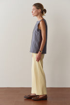 The Pointelle Simple Crop Pant