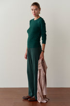 The Pointelle Simple Crop Pant
