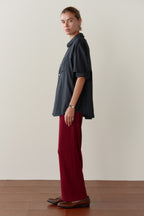 The Pointelle Simple Crop Pant