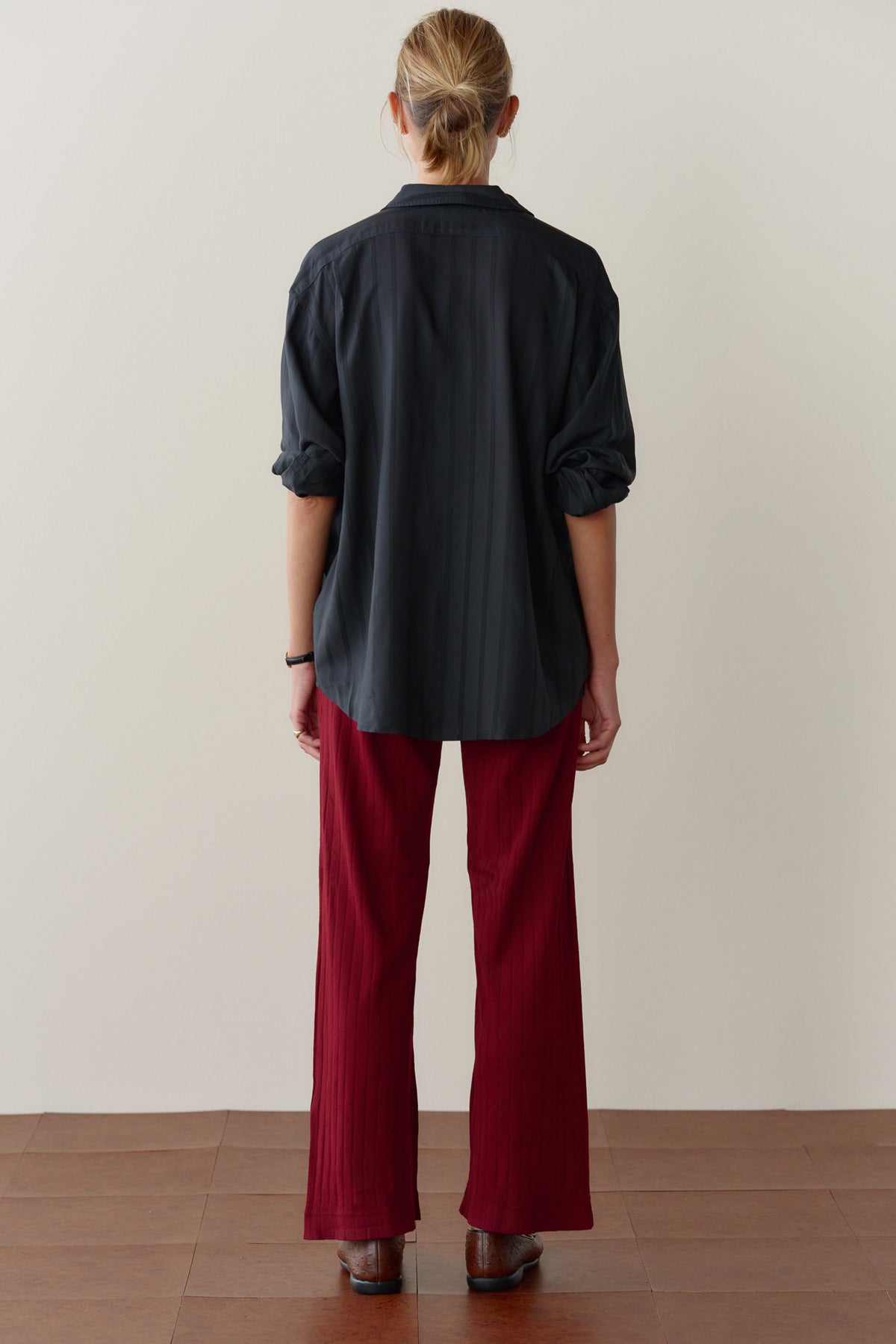 The Pointelle Simple Crop Pant