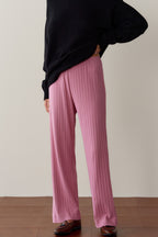The Pointelle Simple Crop Pant