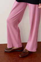 The Pointelle Simple Crop Pant