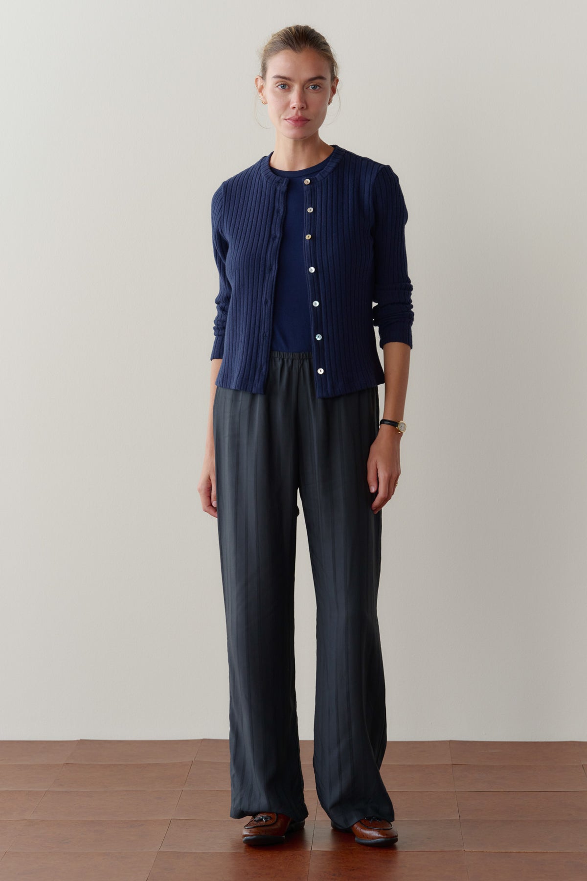 The Shadow Stripe Simple Pant
