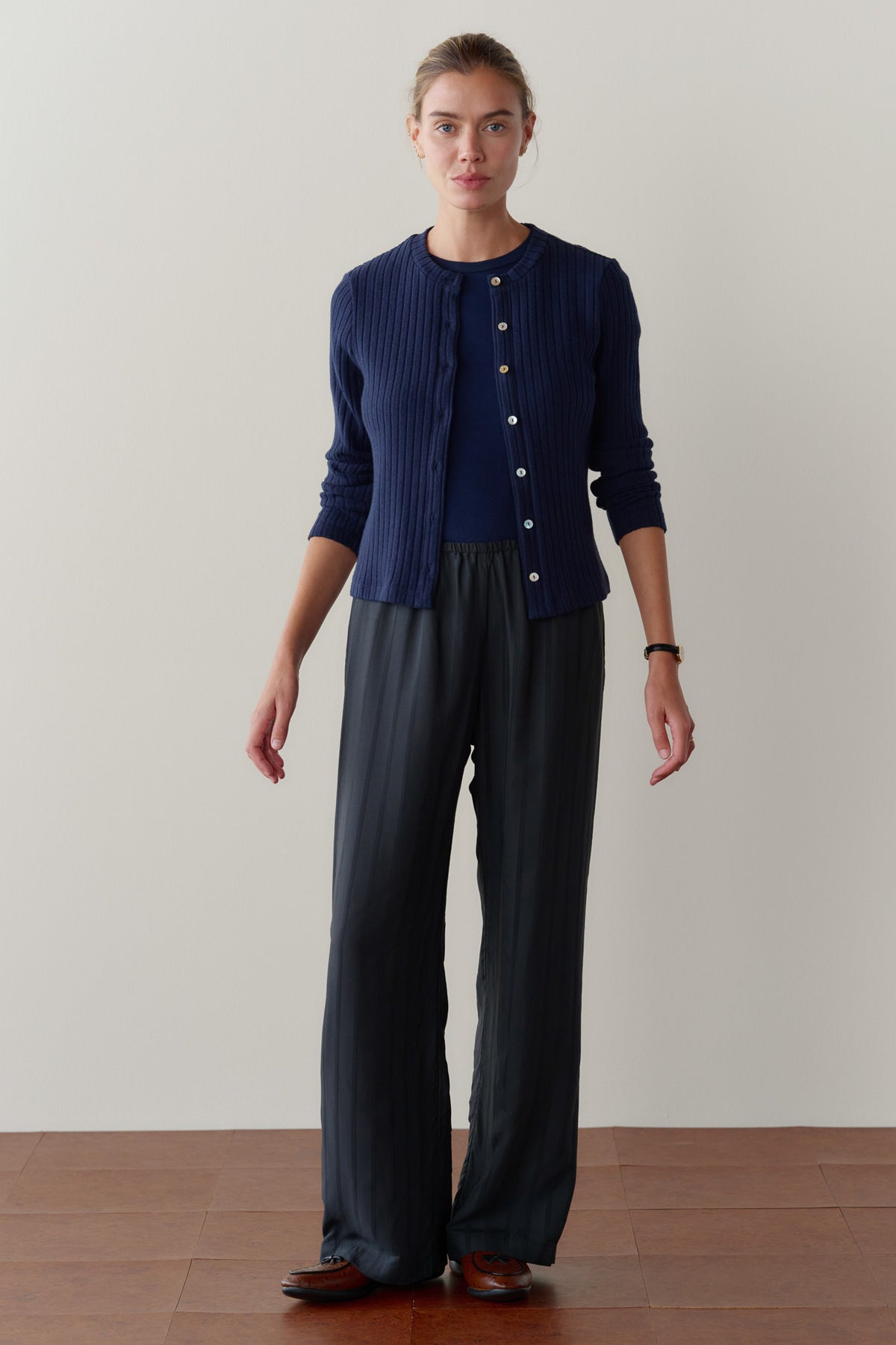 The Shadow Stripe Simple Pant