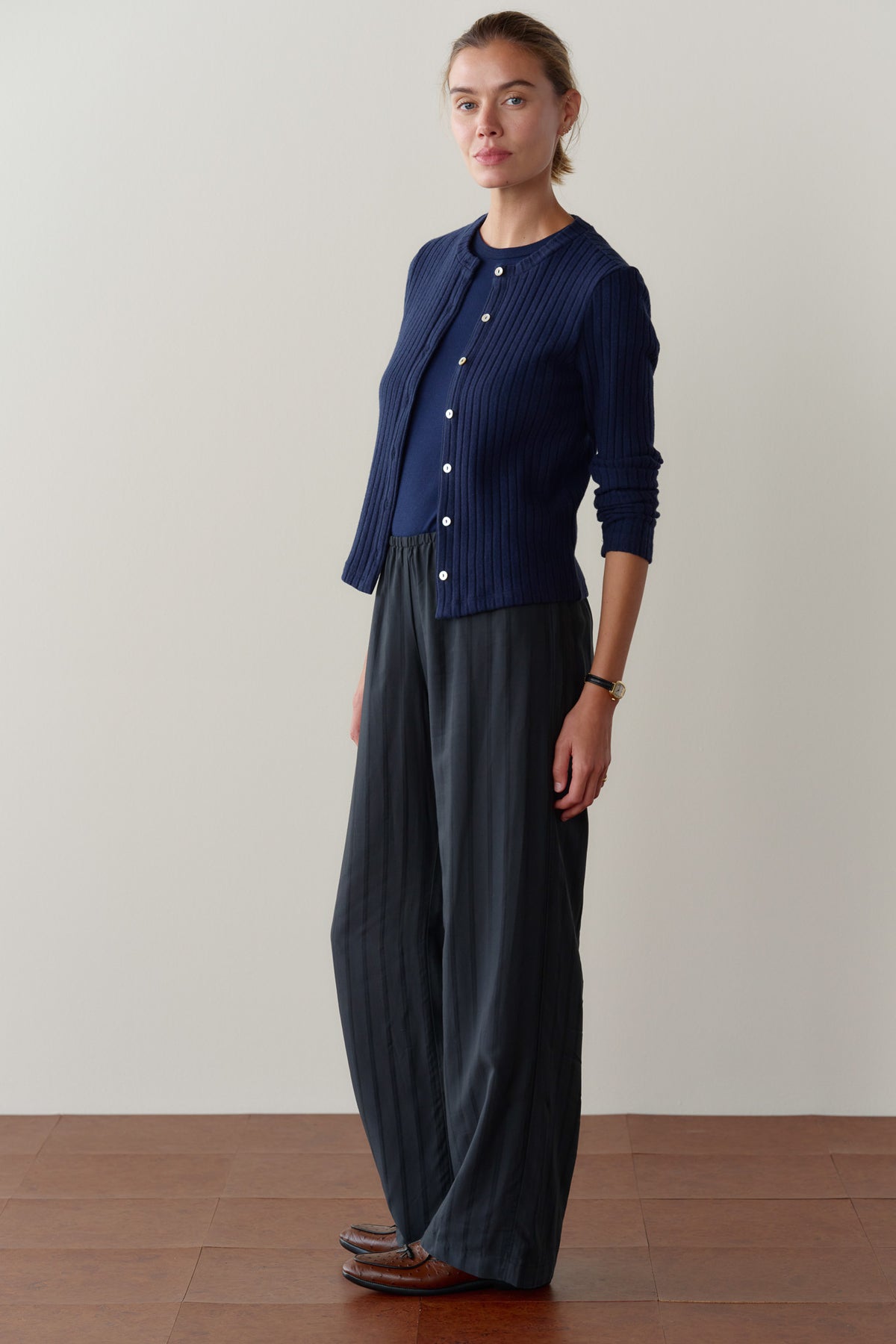 The Shadow Stripe Simple Pant