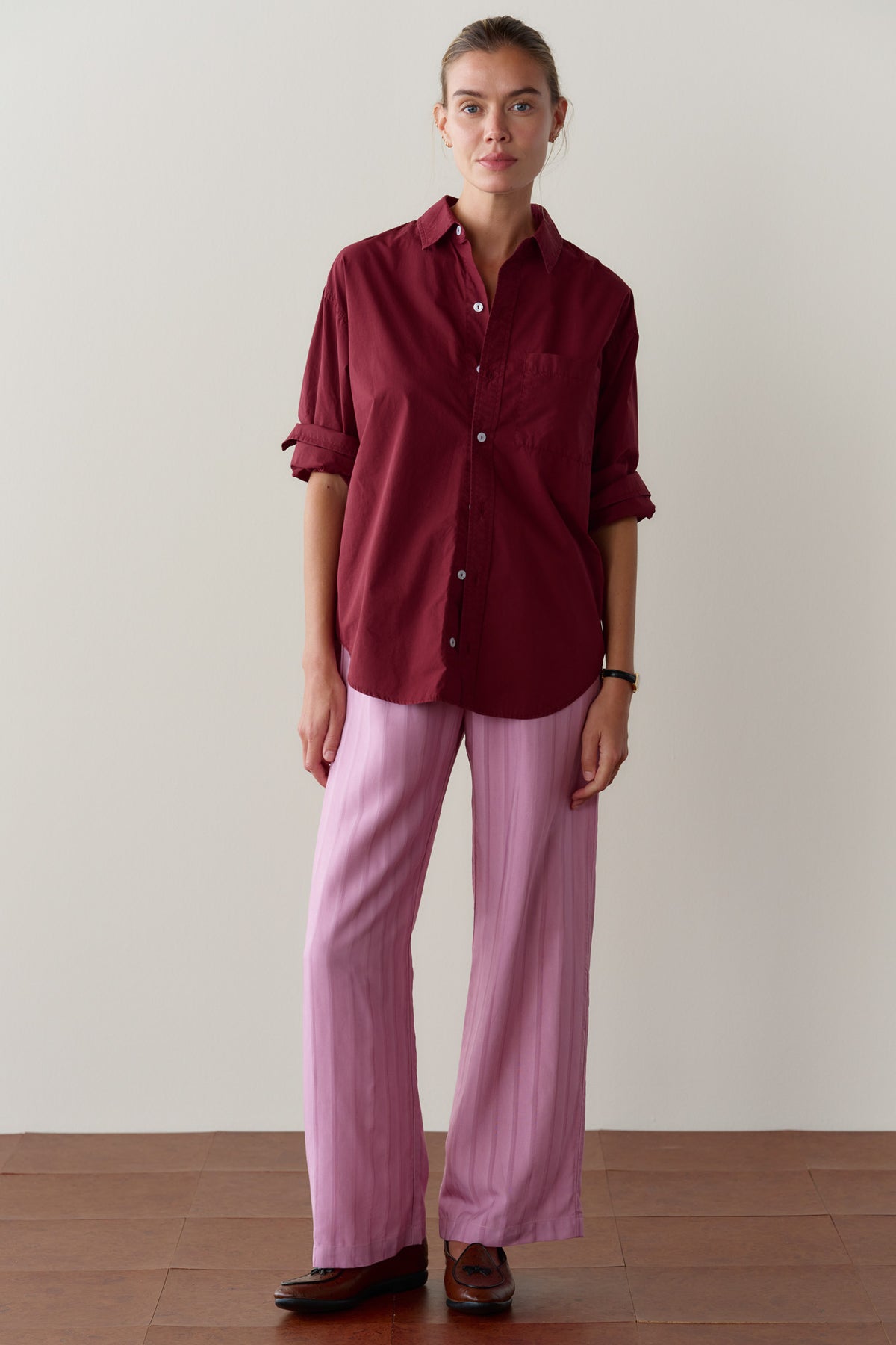 The Shadow Stripe Simple Pant
