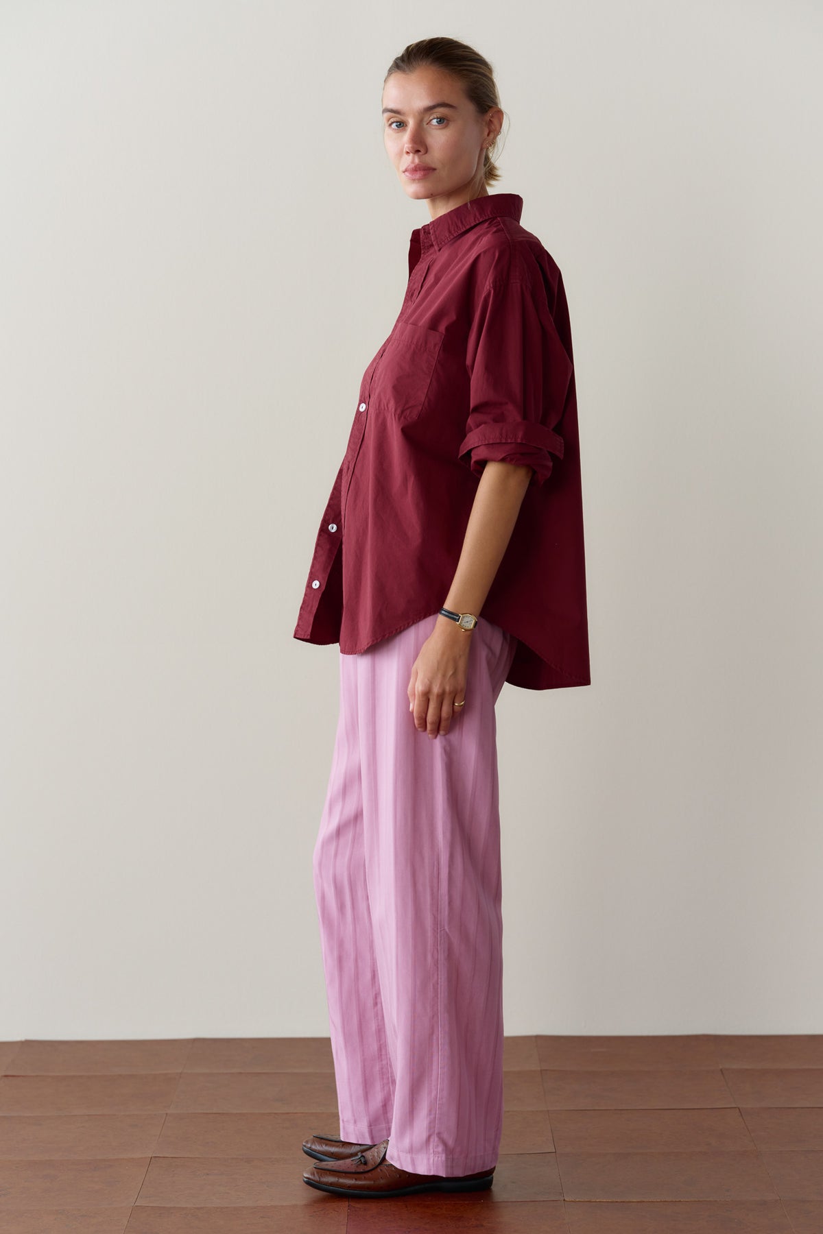 The Shadow Stripe Simple Pant