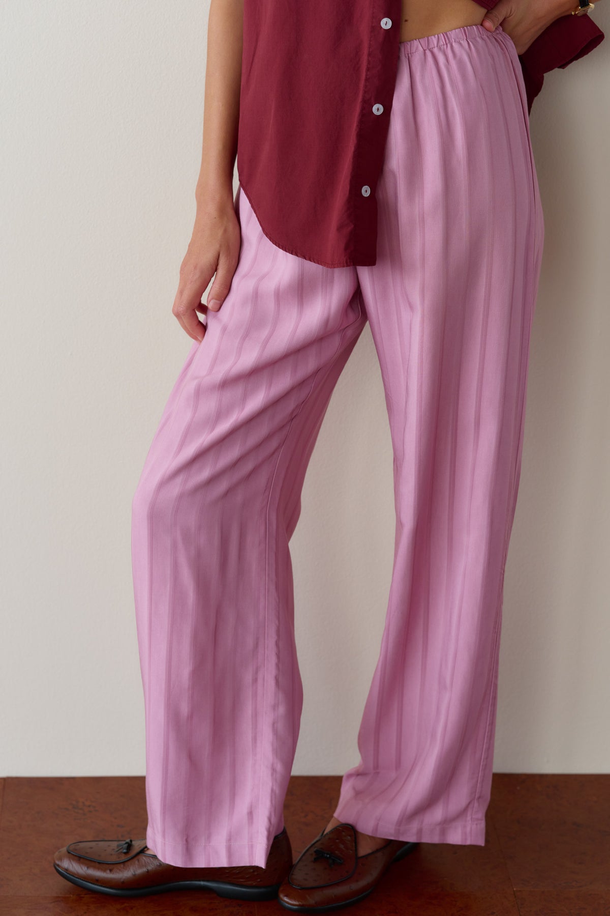 The Shadow Stripe Simple Pant