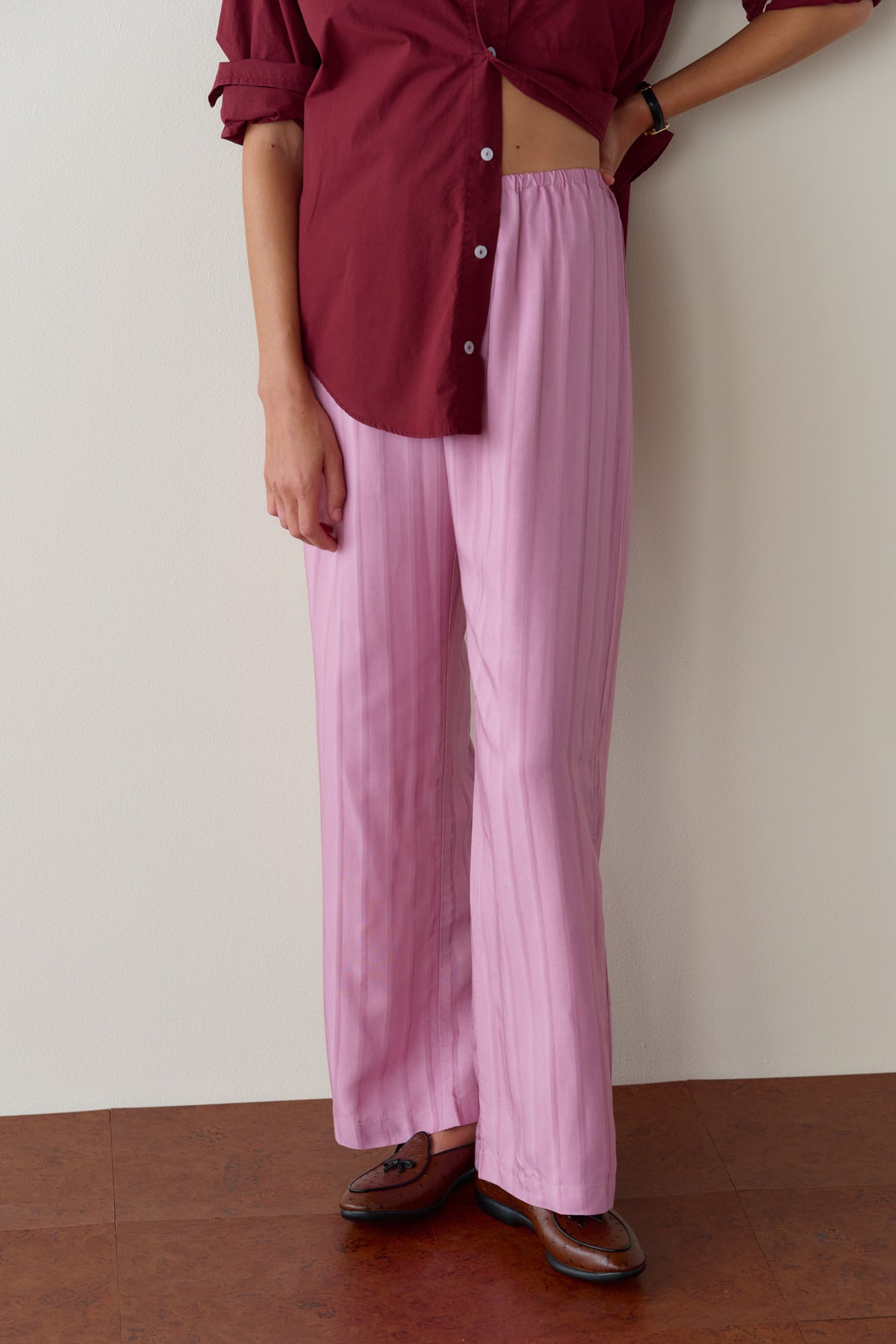 The Shadow Stripe Simple Pant
