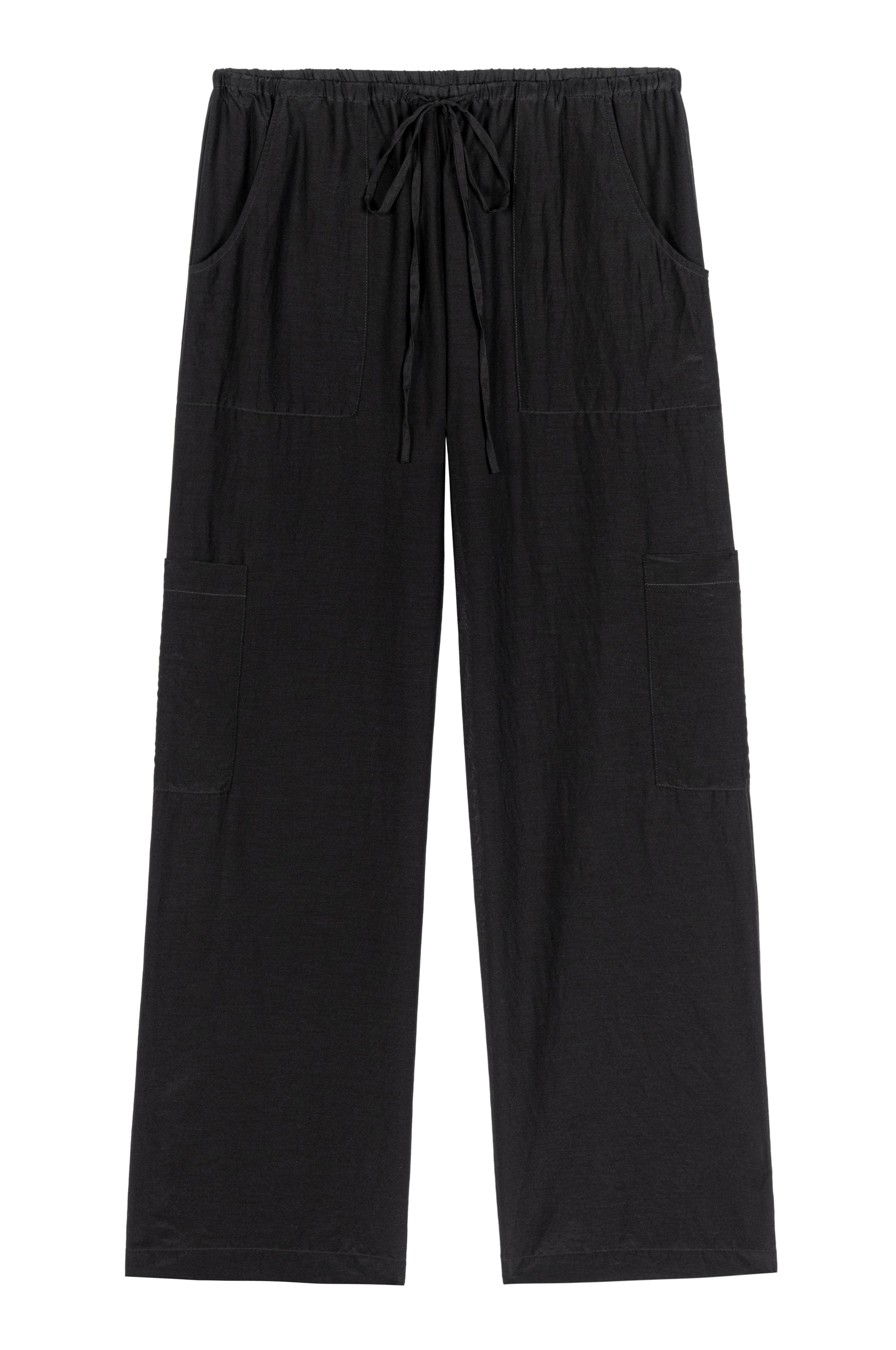 The Silk Cotton Sheer Cargo Pant